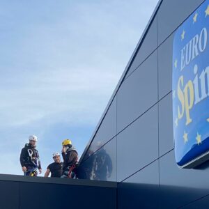 INSTALLAZIONE SISTEMA ANTICADUTA_EUROSPIN  – VIA DEL MARE ,73047, MONTERONI (LE)