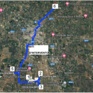 ATTIVITA' DI BONICA RIFIUTI ILLECITAMENTE ABBANDONATI NEL COMUNE DI ORIA_ GENNAIO 2024